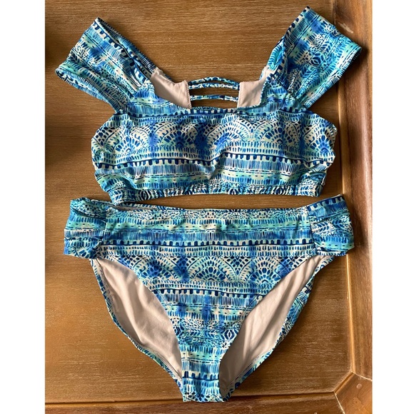 Blue Swimsuits For All XL Bikini - Picture 1 of 4